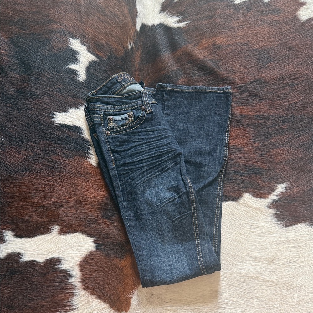 Dark Wash Boot Cut Women's Jeans